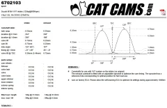 CatCams Camshafts 6702103