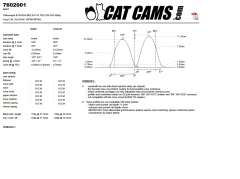 CatCams Camshafts 7602001
