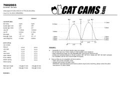 product CatCams Camshafts 7602003