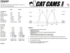 CatCams Camshafts 7604405
