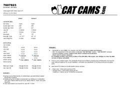 product CatCams Camshafts 7607823