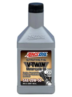 AMSOIL oil V-TWIN SAE 20W-50