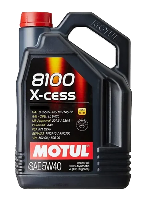 MOTUL Oil 8100 X-cess 5W-40 4L
