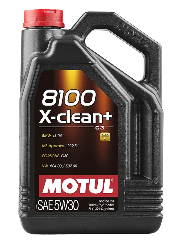 MOTUL Oil 8100 X-clean+ 5W-30 5L