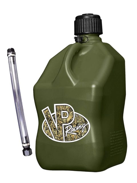 VP Racing Camo Container 5.5 gal with Hose Deluxe